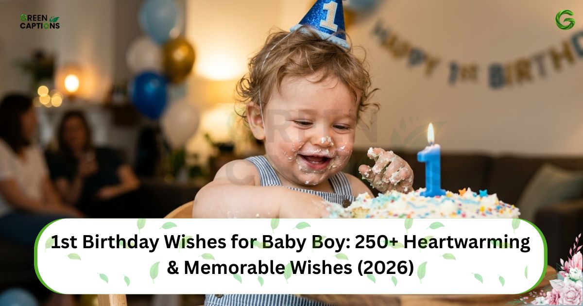 1st Birthday Wishes for Baby Boy 250+ Heartwarming & Memorable Wishes (2026)