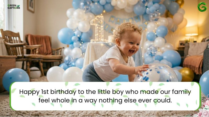 1st Birthday Wishes for Baby Boy  Heartwarming & Memorable Wishes 