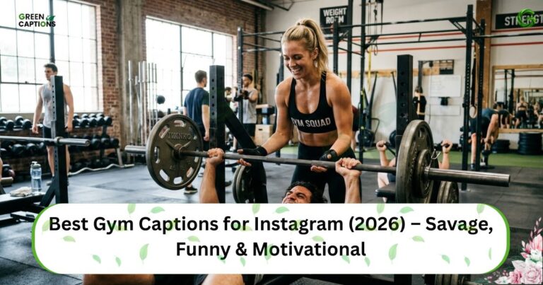 Best Gym Captions for Instagram (2026) – Savage, Funny & Motivational