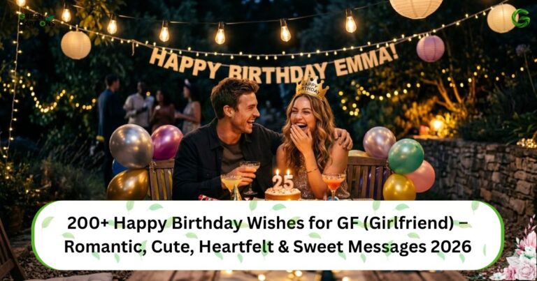 Happy Birthday Wishes for GF (Girlfriend) – Romantic, Cute, Heartfelt & Sweet Messages 2026