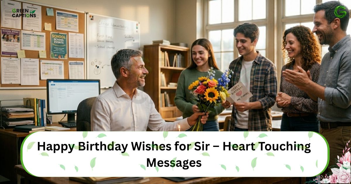 Happy Birthday Wishes for Sir – Heart Touching Messages
