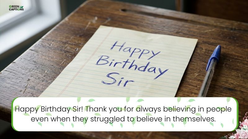 Happy Birthday Wishes for Sir – Heart Touching Messages