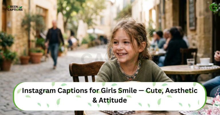 Instagram Captions for Girls Smile — Cute, Aesthetic & Attitude