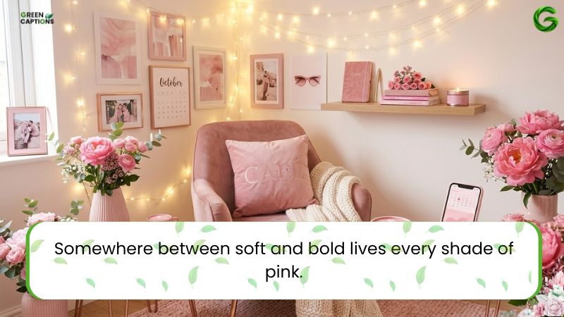 Pink Captions for Instagram 250+ Cute, Aesthetic & Savage Ideas Trending in 2026