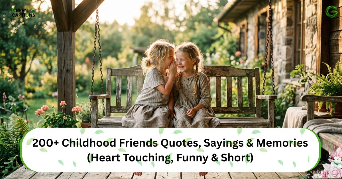 200+ Childhood Friends Quotes, Sayings & Memories (Heart Touching, Funny & Short)