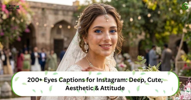 200+ Eyes Captions for Instagram Deep, Cute, Aesthetic & Attitude