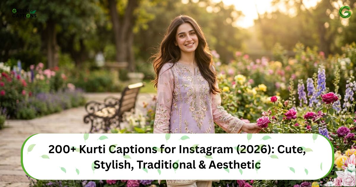 200+ Kurti Captions for Instagram (2026) Cute, Stylish, Traditional & Aesthetic