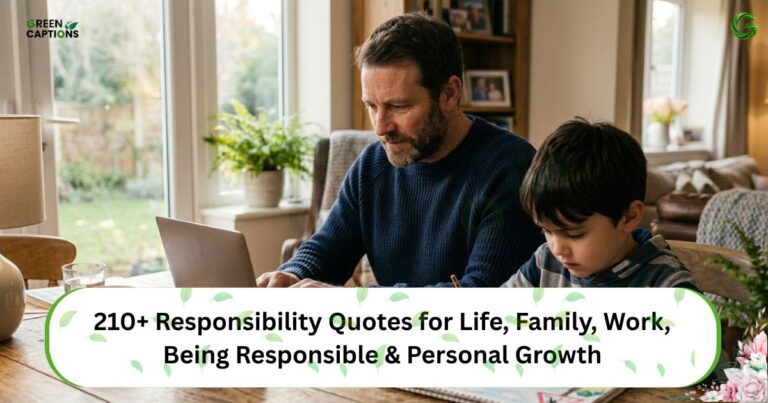 210+ Responsibility Quotes for Life, Family, Work, Being Responsible & Personal Growth