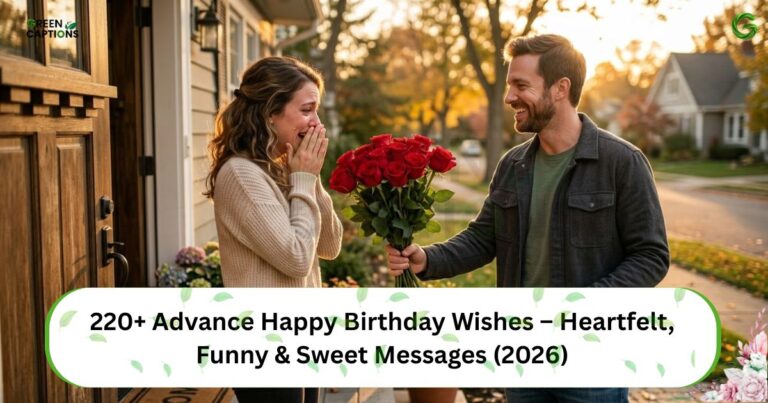 220+ Advance Happy Birthday Wishes – Heartfelt, Funny & Sweet Messages (2026)