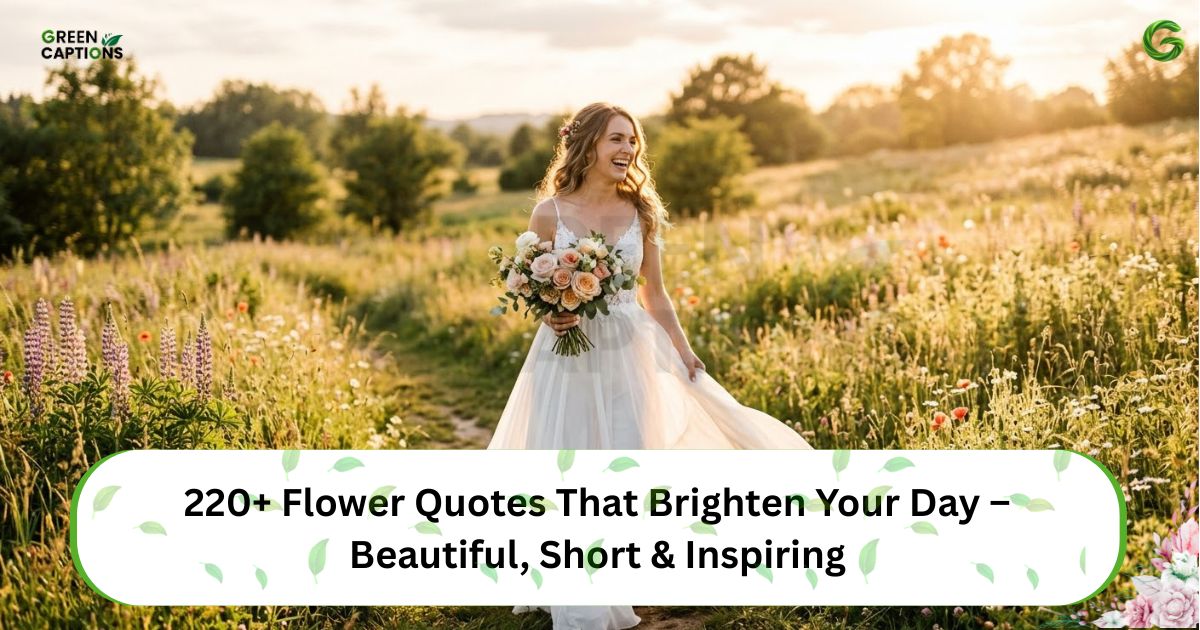 220+ Flower Quotes That Brighten Your Day – Beautiful, Short & Inspiring