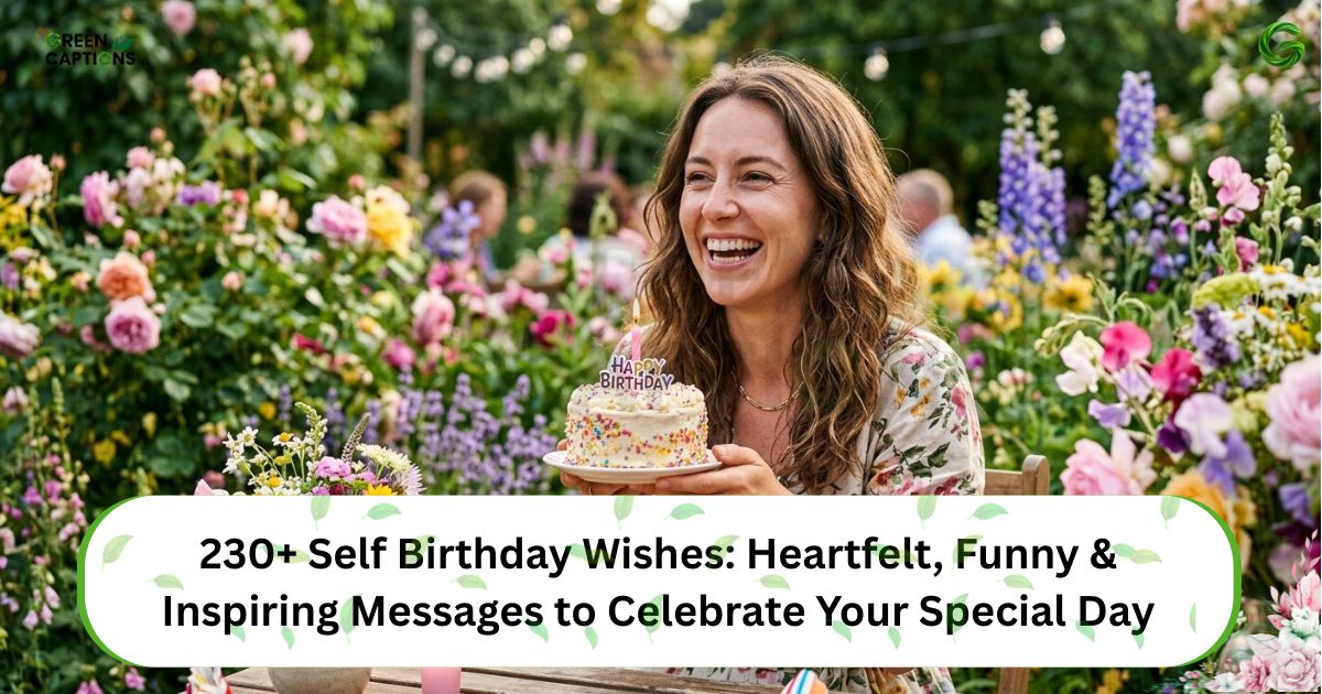 230+ Self Birthday Wishes Heartfelt, Funny & Inspiring Messages to Celebrate Your Special Day