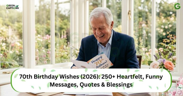 70th Birthday Wishes (2026) 250+ Heartfelt, Funny Messages, Quotes & Blessings