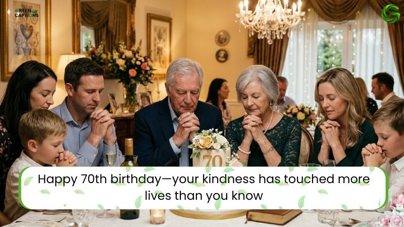 70th Birthday Wishes Heartfelt Blessings