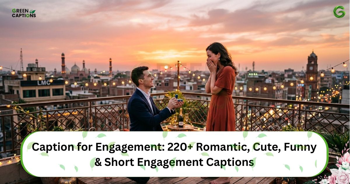 Caption for Engagement 220+ Romantic, Cute, Funny & Short Engagement Captions