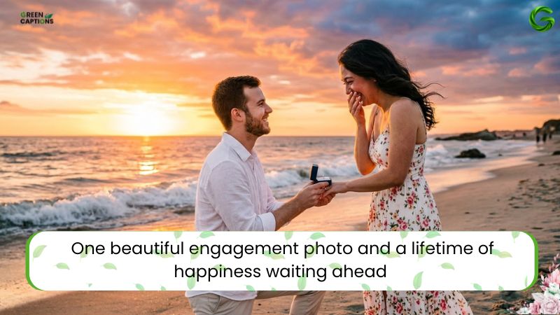 Caption for Engagement Romantic, Cute Short Engagement Captions