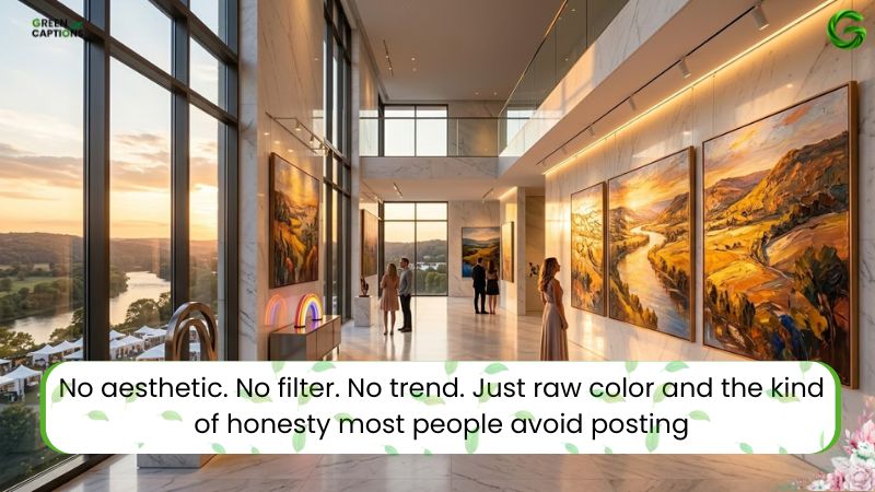 Captions for Art Exhibition Deep & Instagram-Ready