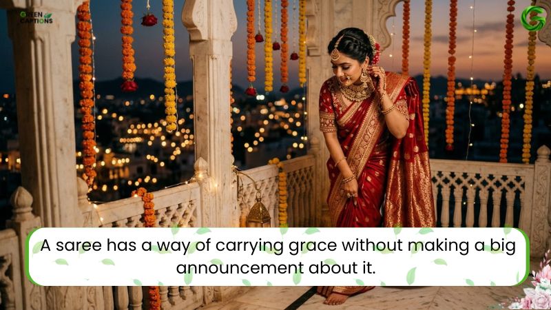 Saree Caption for Instagram Stylish Ideas for 2026