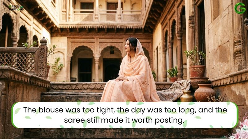 Saree Caption for Instagram
