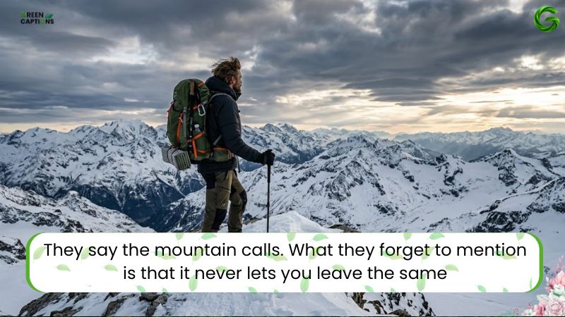 Snow Mountain Captions for Instagram

