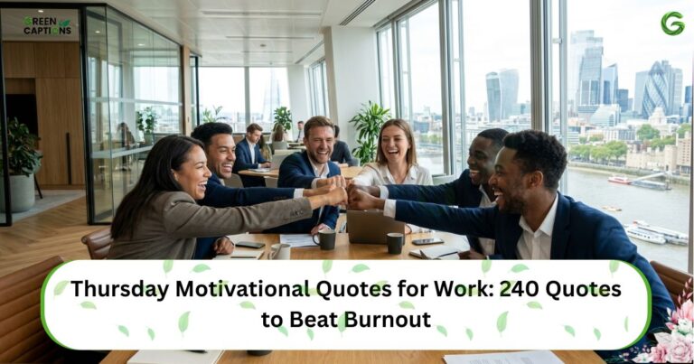 Thursday Motivational Quotes for Work 240 Quotes to Beat Burnout
