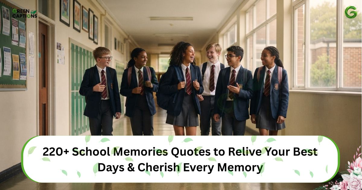 220+ School Memories Quotes to Relive Your Best Days & Cherish Every Memory