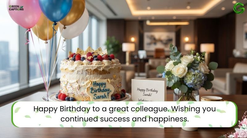 Birthday Wishes for Colleague  Funny & Heartfelt Messages