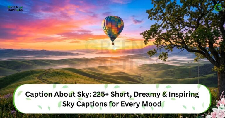 Caption About Sky 225+ Short, Dreamy & Inspiring Sky Captions for Every Mood