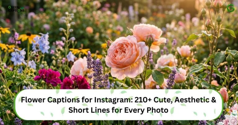 Flower Captions for Instagram 210+ Cute, Aesthetic & Short Lines for Every Photo