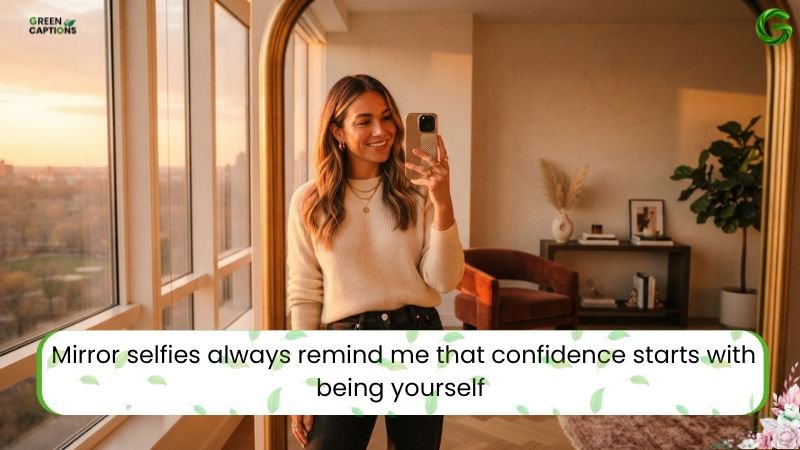  Mirror Selfie Captions for Instagram Ideas 