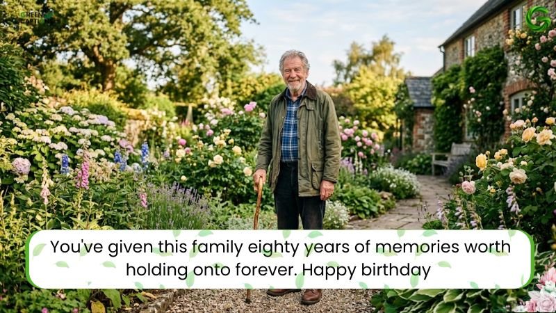 Heartfelt 80th Birthday Wishes to Make Their Day